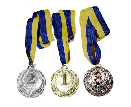 Товар распродан - Медаль Спортивная большая золото - Сувенирные значки награды, фото 2