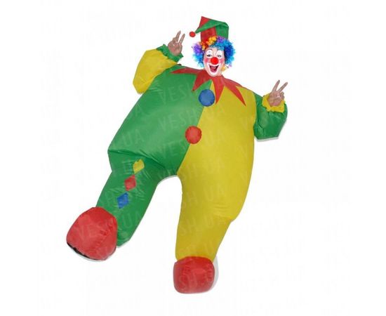 Товар распродан - Надувной костюм Клоун - Карнавальные костюмы мужские, фото 5