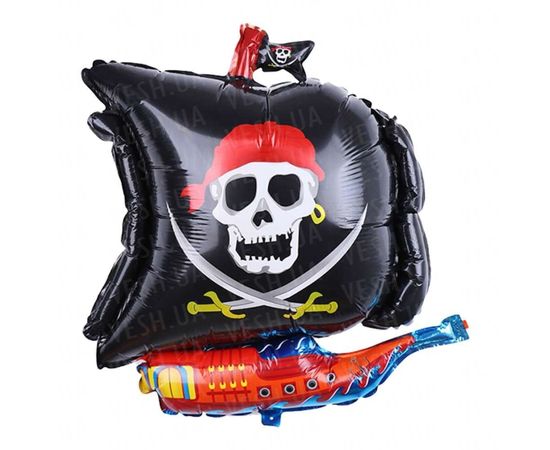 Товар распродан - Шарик 60 см Пираты - Шары воздушные, фото 2