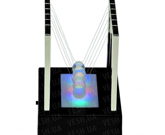 Товар распродан - Шары Ньютона квадрат средний светящийся - Статуэтки, фото 3