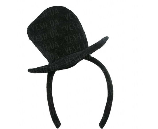 Товар распродан - Шляпка на ободке Цилиндр - Карнавальные шляпы, фото 2