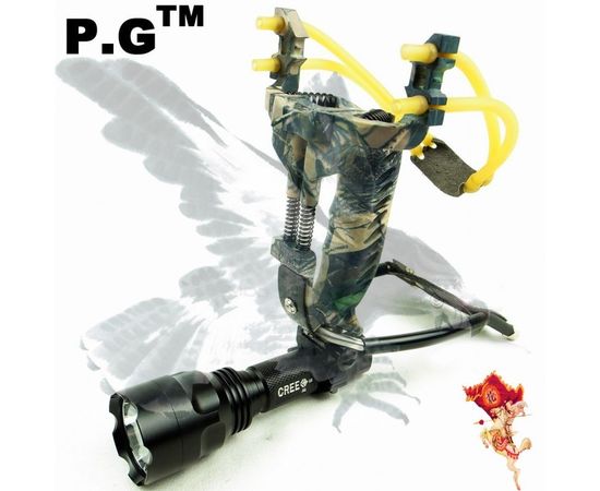 Рогатка с ускорителем пружинных приводов для охоты, фото 2