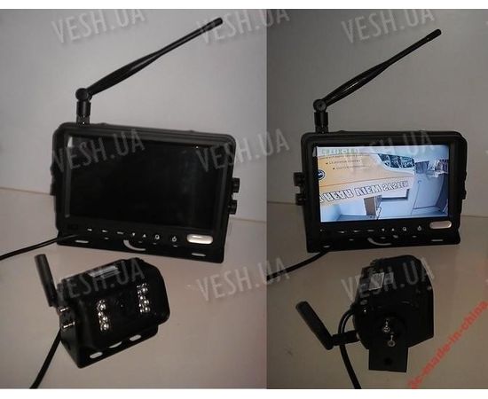 Камера беспроводная автомобильная задняя для фур монитор 7' LCD, фото 4 Камера беспроводная автомобильная задняя для фур монитор 7' LCD, фото 4