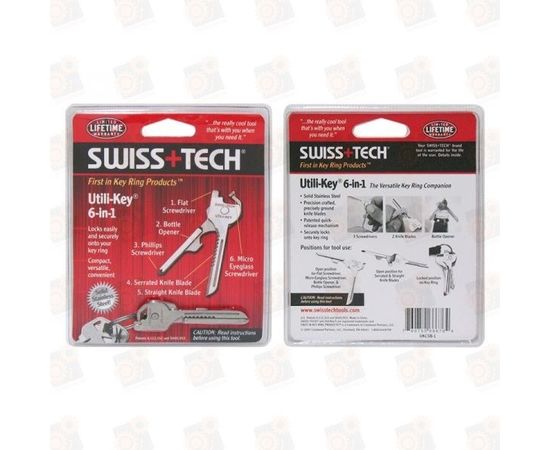 Swiss-Tech Utili-Key 6-In-1 в блистерной упаковке, фото 4