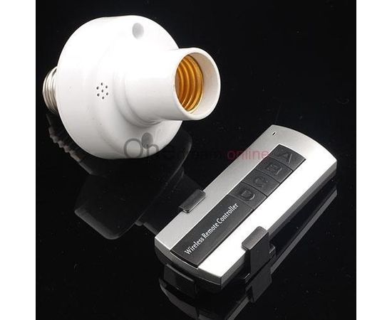 Цоколь дистанционного вкл./выкл. управления для лампочки (E27) 1000Вт, фото 2