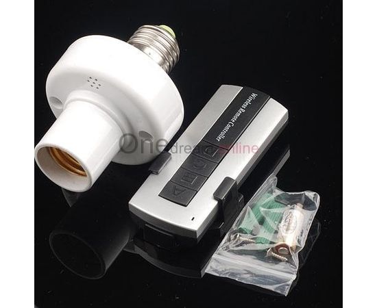 Цоколь дистанционного вкл./выкл. управления для лампочки (E27) 1000Вт, фото 3