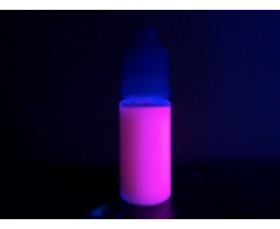 Ультрафиолетовые чернила невидимые днем для принтера и светятся в УФ 365nm светло-пурпурный magenta 10мл., фото 2