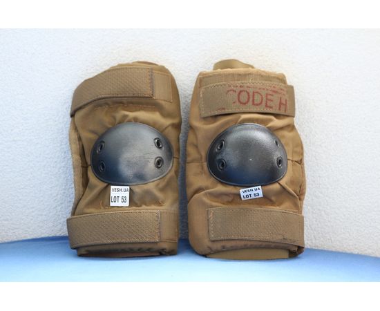 Тактические налокотники NATO USMC ALTA Black Made in USA размер M – состояние на фото LOT53, фото 1