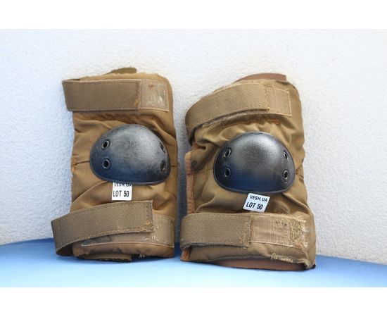 Тактические налокотники NATO USMC ALTA Black Made in USA размер M – состояние на фото LOT50, фото 1