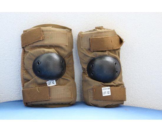 Тактические налокотники NATO USMC ALTA Black Made in USA размер M – состояние на фото LOT52, фото 1