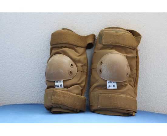 Тактические налокотники NATO USMC ALTA Cayote Made in USA размер M – состояние на фото LOT36, фото 1