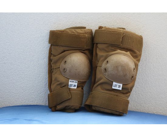 Тактические налокотники NATO USMC ALTA Cayote Made in USA размер M – состояние на фото LOT39, фото 1