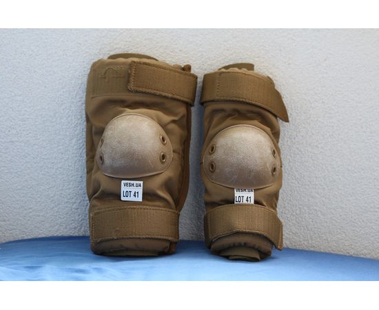 Тактические налокотники NATO USMC ALTA Cayote Made in USA размер M – состояние на фото LOT41, фото 1