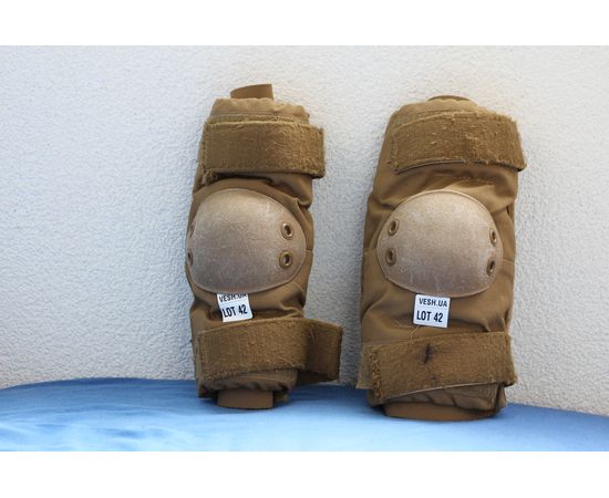Тактические налокотники NATO USMC ALTA Cayote Made in USA размер M – состояние на фото LOT42, фото 1