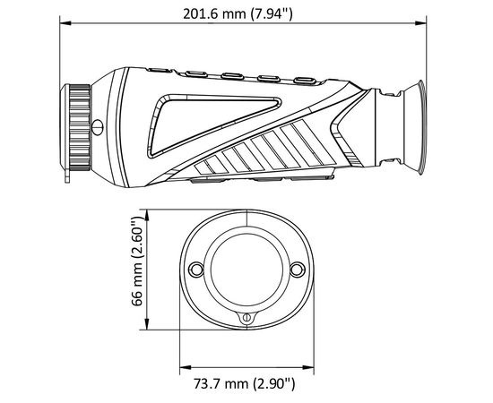 Теп­ло­ви­зор монокуляр HIKVISION HIKMICRO OWL H35, фото 2