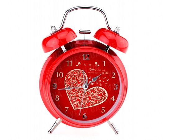 Товар распродан - Будильник LOVE Big heart - Настенные часы, фото 1 Товар распродан - Будильник LOVE Big heart - Настенные часы, фото 1