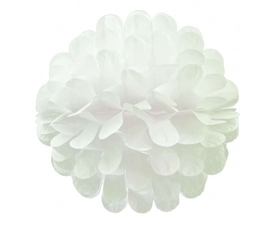 Товар распродан - Бумажный шар цветок 30 см белый 0018 - Аксессуары для праздника, фото 1 Товар распродан - Бумажный шар цветок 30 см белый 0018 - Аксессуары для праздника, фото 1