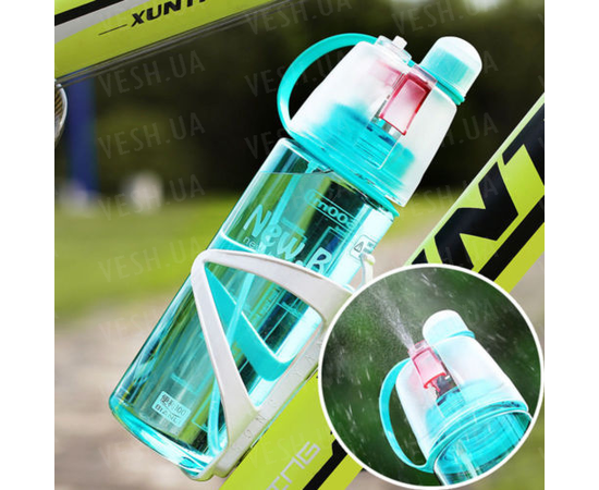 Товар распродан - Бутылка для воды New.B 600 мл. Без картонной упаковки!! Голубая - Бутылки для напитков и воды, фото 1