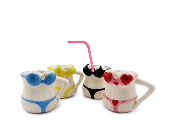 Товар распродан - Чашка Бикини с соломкой - Чашки, фото 1