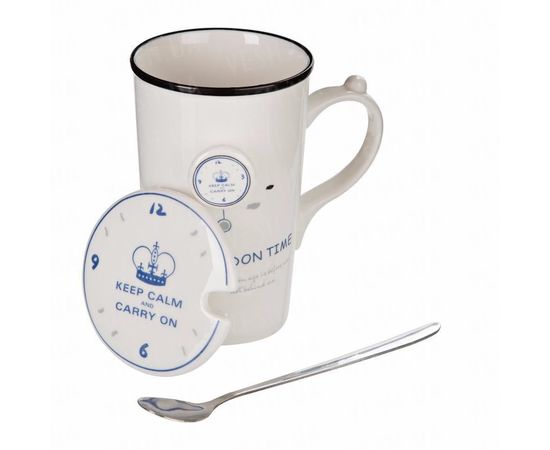 Товар распродан - Чашка с крышкой и ложкой LONDON - Чашки, фото 1