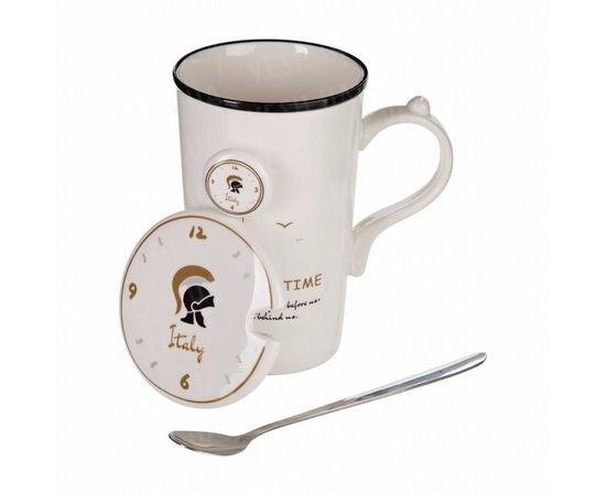 Товар распродан - Чашка с крышкой и ложкой ROME - Чашки, фото 1 Товар распродан - Чашка с крышкой и ложкой ROME - Чашки, фото 1