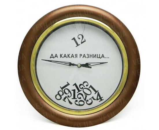 Товар распродан - Часы идут в обратную сторону Да какая разница! - Настенные часы, фото 1