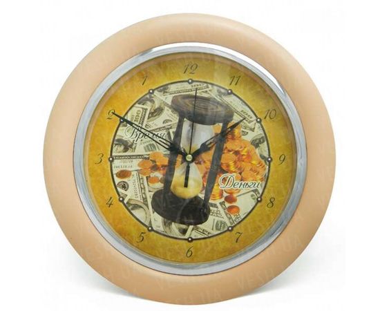Товар распродан - Часы идут в обратную сторону Время деньги - Настенные часы, фото 1