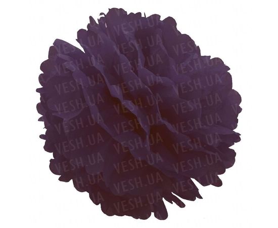 Товар распродан - Декор бумажные Помпоны 25 см баклажан 0006 - Аксессуары для праздника, фото 1 Товар распродан - Декор бумажные Помпоны 25 см баклажан 0006 - Аксессуары для праздника, фото 1