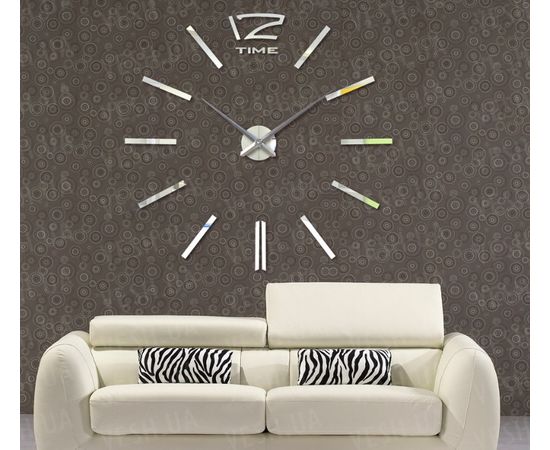 Товар распродан - Декоративные часы Woow white D=1м - Настенные часы, фото 1