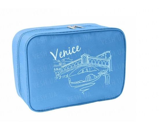 Товар распродан - Дорожный органайзер для косметики &quot;Venice&quot; Голубой - Подставки и органайзеры для косметики, фото 1