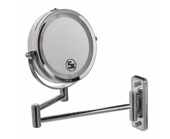 Товар распродан - Двойное зеркало для бритья макияжа с креплением на стену 5Х - Зеркала косметические, фото 1
