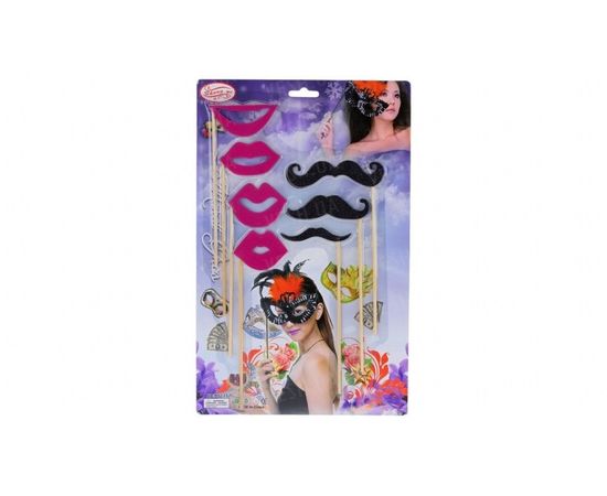 Товар распродан - Фотобутафория набор усы губы, 7 предметов - Карнавальные аксессуары, фото 1 Товар распродан - Фотобутафория набор усы губы, 7 предметов - Карнавальные аксессуары, фото 1