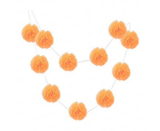 Товар распродан - Гирлянда Помпоны лососевый 0012 - Аксессуары для праздника, фото 1 Товар распродан - Гирлянда Помпоны лососевый 0012 - Аксессуары для праздника, фото 1