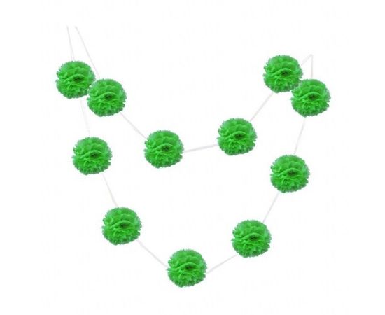 Товар распродан - Гирлянда Помпоны зеленый 0015 - Аксессуары для праздника, фото 1 Товар распродан - Гирлянда Помпоны зеленый 0015 - Аксессуары для праздника, фото 1