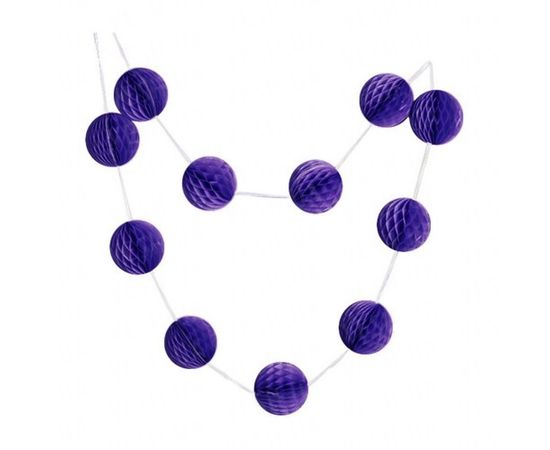 Товар распродан - Гирлянда Шары соты (фиолетовый 0021) - Аксессуары для праздника, фото 1 Товар распродан - Гирлянда Шары соты (фиолетовый 0021) - Аксессуары для праздника, фото 1