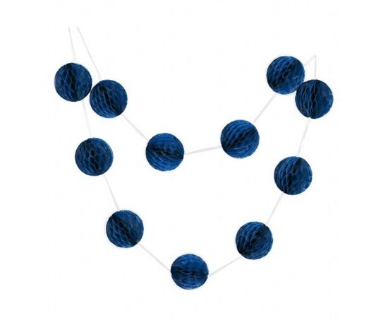 Товар распродан - Гирлянда Шары соты (синий 0002) - Аксессуары для праздника, фото 1 Товар распродан - Гирлянда Шары соты (синий 0002) - Аксессуары для праздника, фото 1