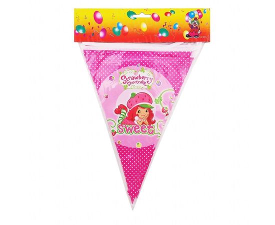 Товар распродан - Гирлянда флажки Клубничка - Аксессуары для праздника, фото 1 Товар распродан - Гирлянда флажки Клубничка - Аксессуары для праздника, фото 1
