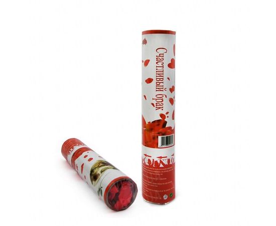 Товар распродан - Хлопушка 20 см с лепестками - Хлопушки пневмохлопушки, фото 1