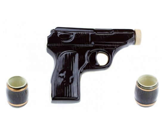 Товар распродан - Коньячный набор Пистолет Макарова, 3 предмета, производство Украина, 502873269 - Бутылки фляги бутыли, фото 1