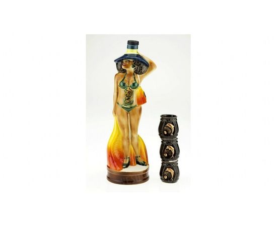 Товар распродан - Коньячный набор Пляжная дама, 4 предмета sexy lady beach , производство Украина, 586032089 - Бутылки фляги бутыли, фото 1