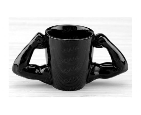 Товар распродан - Кружка культурист силач мускул черная - Чашки, фото 1 Товар распродан - Кружка культурист силач мускул черная - Чашки, фото 1