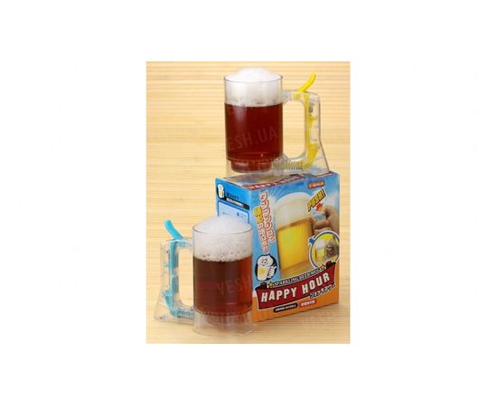 Товар распродан - Кружка сделай пену Happy hour mug - Бокалы фужеры, фото 1