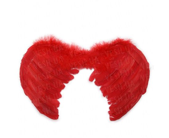 Товар распродан - Крылья Ангела Маленькие 35х45 красные - Карнавальные аксессуары, фото 1