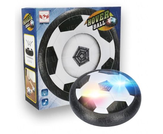Товар распродан - Летающий футбольный мяч HoverBall 18см черный - Оригинальные подарки, фото 1