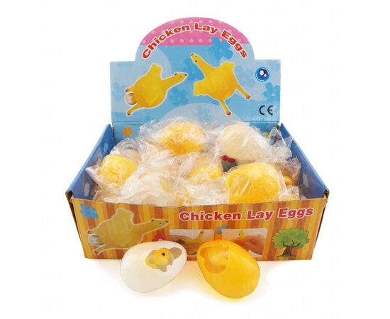 Товар распродан - Лизун антистресс Яйцо цветное - Пластилин, фото 1