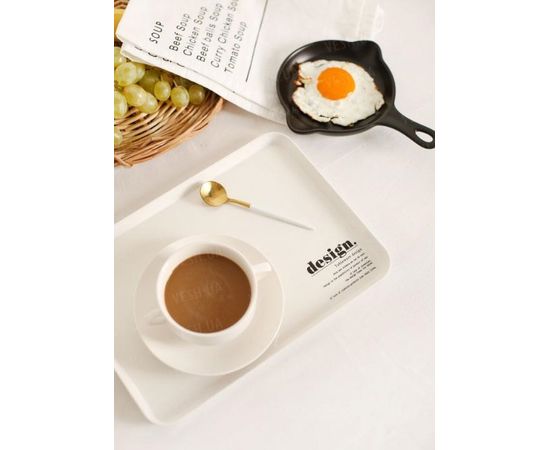 Товар распродан - Маленький поднос "Завтрак в Париже" - Подносы, фото 1 Товар распродан - Маленький поднос "Завтрак в Париже" - Подносы, фото 1