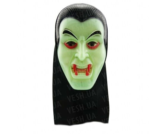 Товар распродан - Маска Дракулы светонакопительная - Карнавальные маски, фото 1