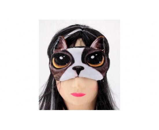Товар распродан - Маска на глаза Собака Мопс - Карнавальные маски, фото 1