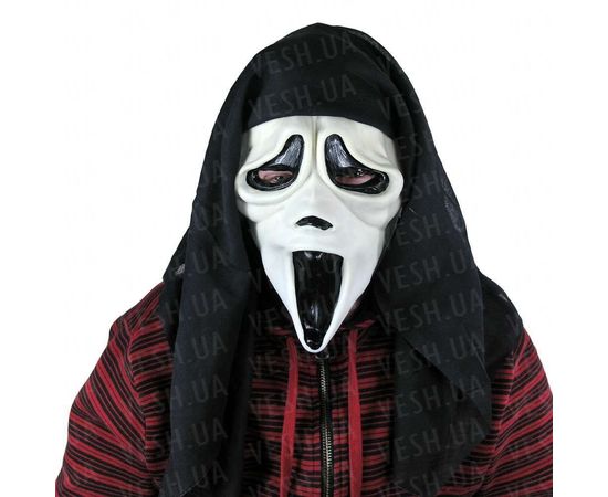 Товар распродан - Маска резиновая Крик обычный - Карнавальные маски, фото 1