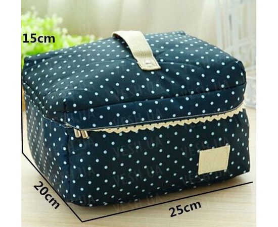 Товар распродан - Органайзер для вещей и косметики Romantic 3 цветаСиний в горох - Тумбы для хранения, фото 1